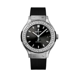 Hublot Classic Fusion Titanium Diamonds New