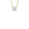 Cristina Wish Colgante en oro amarillo con diamantes en talla marquise y brillante Online