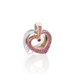 Perodri Colgante de Oro Blanco y Oro Rosa Online