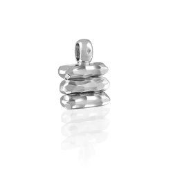 Perodri Colgante pequeño de Oro Blanco facetado Outlet