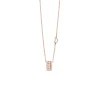 Damiani Collar de oro rosa Belle Époque Reel Clearance