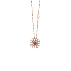Damiani Collar de oro rosa Margherita Discount