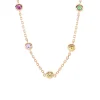 Cristina Wish Gargantilla en oro rosa con zafiros y tsavoritas Best