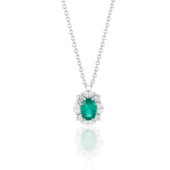 Perodri Gargantilla de oro blanco Clearance