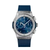 Hublot Classic Chronograph Titanium Blue Hot