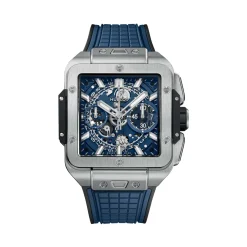 Hublot SQUARE BANG UNICO TITANIUM BLUE Sale