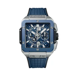 Hublot SQUARE BANG UNICO TITANIUM BLUE CERAMIC Discount