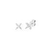 Cristina Wish Pendientes en oro blanco con diamantes en talla marquise Sale