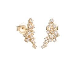 Damiani Pendientes de oro amarillo Mimosa New