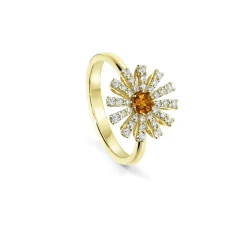 Damiani Pendientes de oro amarillo Margherita Sale