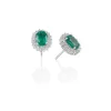 Perodri Pendientes de oro blanco Clearance