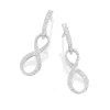 Perodri Pendientes de oro blanco Sale