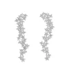 Perodri Pendientes de Oro Blanco New