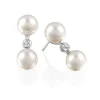 Perodri Pendientes de Oro Blanco Outlet
