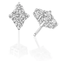 Perodri Pendientes de Oro Blanco Sale