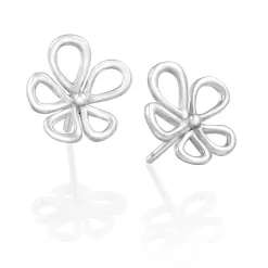 Perodri Pendientes de Oro Blanco Outlet