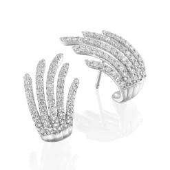Perodri Pendientes de Oro Blanco Online