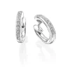 Perodri Pendientes de Oro Blanco Clearance
