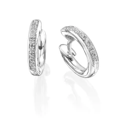 Perodri Pendientes de Oro Blanco Clearance