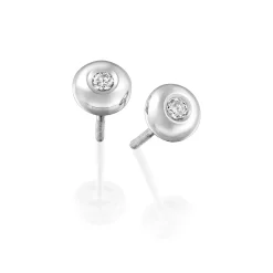 Perodri Pendientes de Oro Blanco Clearance