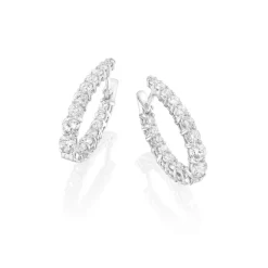 Perodri Pendientes de Oro Blanco Outlet