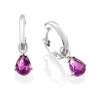 Perodri Pendientes de Oro Blanco New