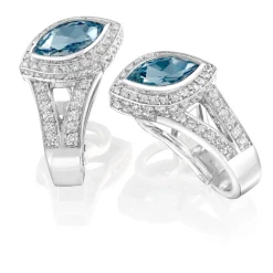 Perodri Pendientes de Oro Blanco Discount