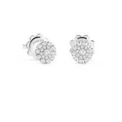 Damiani Pendientes de oro blanco Margherita Online