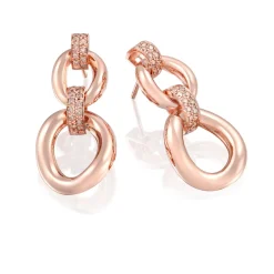 Perodri Pendientes de Oro Rosa Outlet