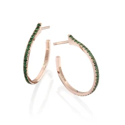 Perodri Pendientes de oro rosa New