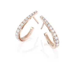 Perodri Pendientes de Oro Rosa Discount