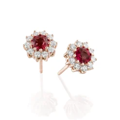 Perodri Pendientes de Oro Rosa Online