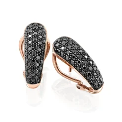 Perodri Pendientes de oro rosa Fashion