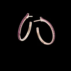 Perodri Pendientes de Oro Rosa New