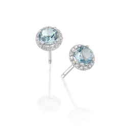 Perodri Pendientes Oro Blanco Sale