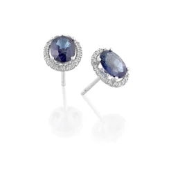 Perodri Pendientes Oro Blanco Sale