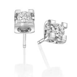 Perodri Pendientes oro blanco Online