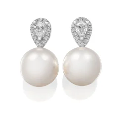 Perodri Pendientes Oro Blanco Outlet