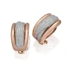 Perodri Pendientes Oro Blanco y Oro Rosa Best