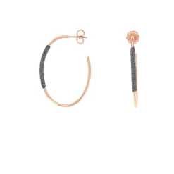 Pesavento Pendientes Polvo Diamante Gris New