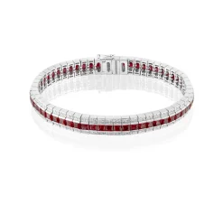 Perodri Pulsera de Oro Blanco Clearance