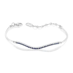 Perodri Pulsera de Oro Blanco New