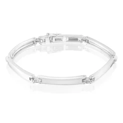 Perodri Pulsera de Oro Blanco New