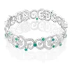 Perodri Pulsera de Oro Blanco Sale
