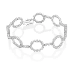 Perodri Pulsera de Oro Blanco Best