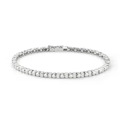 Damiani Pulsera de oro blanco Belle Époque Reel Best