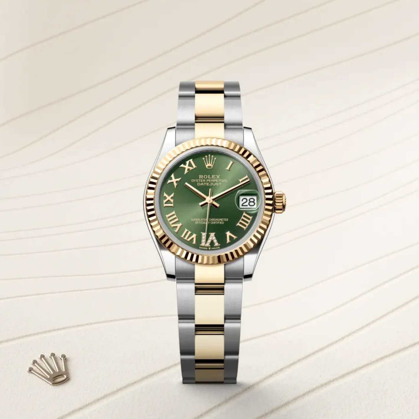 Rolex Datejust 31 Rolesor amarillo —combinación de acero Oystersteel y oro amarillo Clearance
