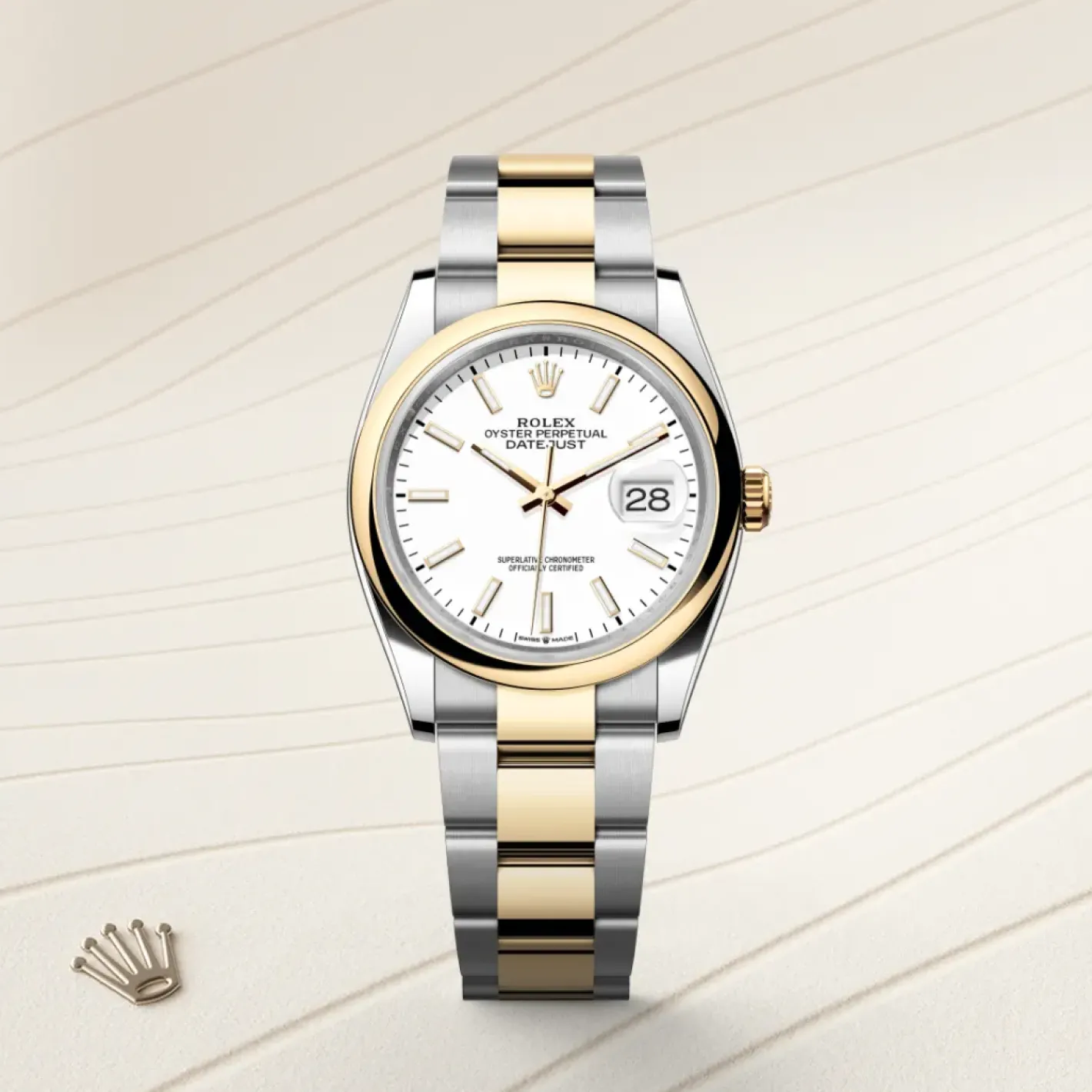 Rolex Datejust 36 Rolesor amarillo —combinación de acero Oystersteel y oro amarillo Outlet
