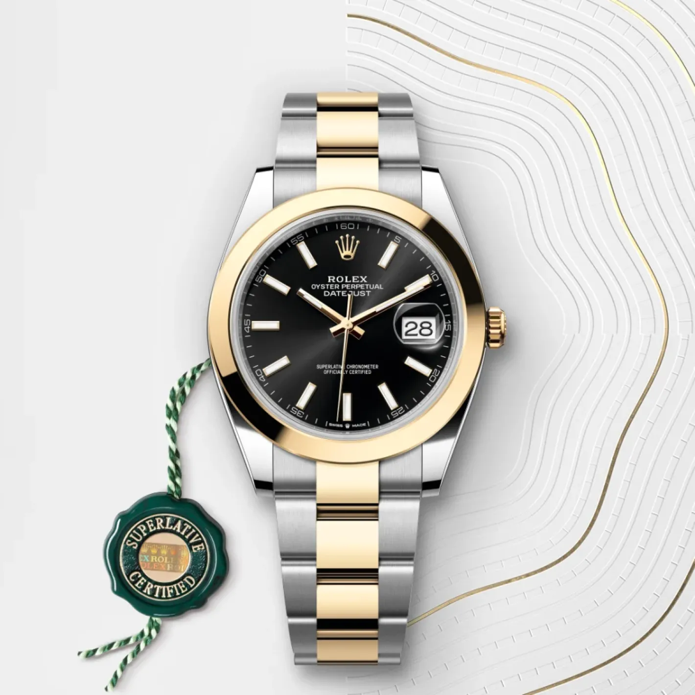 Rolex Datejust 41 Rolesor amarillo —combinación de acero Oystersteel y oro amarillo Hot