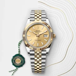 Rolex Datejust 41 Rolesor amarillo —combinación de acero Oystersteel y oro amarillo Discount
